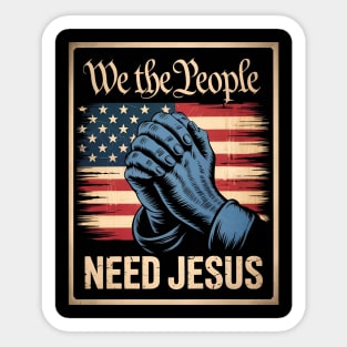Republican-Jesus Sticker